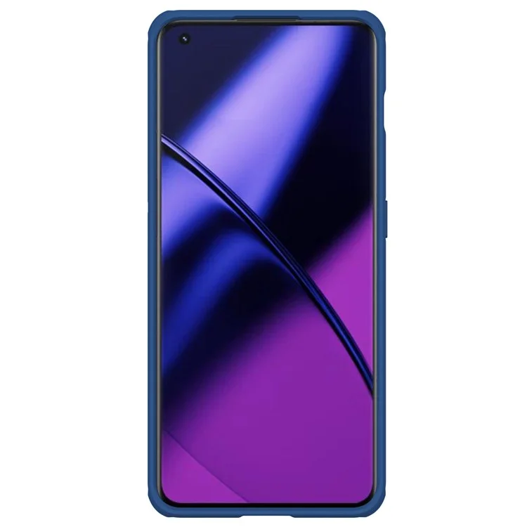 NILLKIN CamShield Pro pour OnePlus 11 5G Étui de téléphone en PC+TPU avec cache de caméra coulissant - Bleu