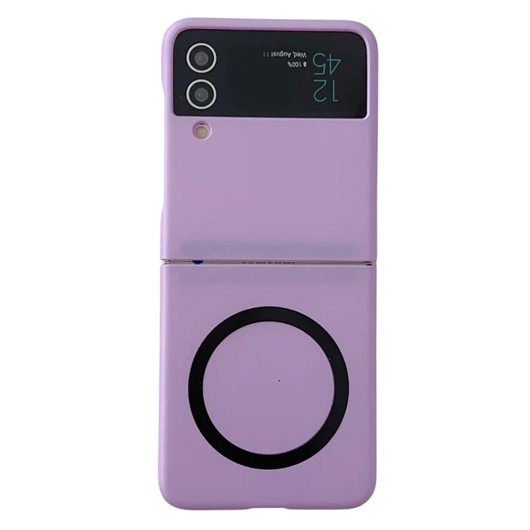 Für Samsung Galaxy Z Flip4 5G kompatibel mit MagSafe Handyhülle Skin-touch Hard PC Case - Lila