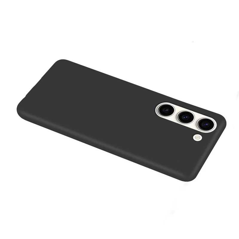 For Samsung Galaxy S23 Candy Color Matte Phone Case Anti-scratch TPU Back Cover - Black