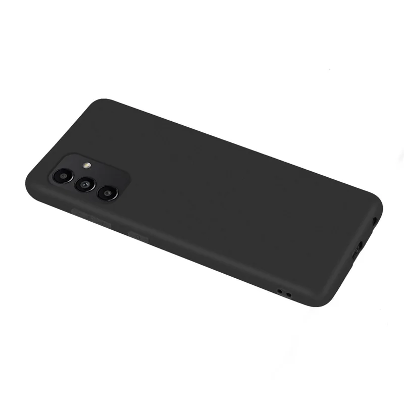 For Samsung Galaxy A14 5G / A14 4G Candy Color Phone Case Anti-scratch Matte Soft TPU Cover - Black