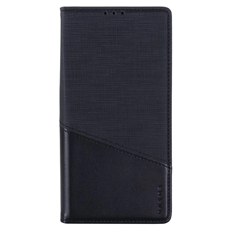 MUXMA MX109 Wallet Stand Case für Samsung Galaxy A14 4G / 5G, RFID blockierende PU-Lederhülle - Schwarz