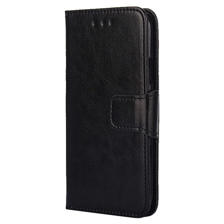 For Honor X8a 4G Funda de cartera de piel resistente a golpes con soporte plegable - Negro