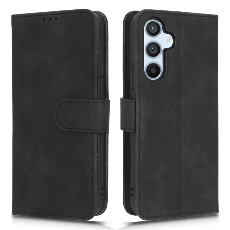 Per Samsung Galaxy M14 5G Custodia Portafoglio in Pelle con Supporto Smartphone Antiurto - Nero