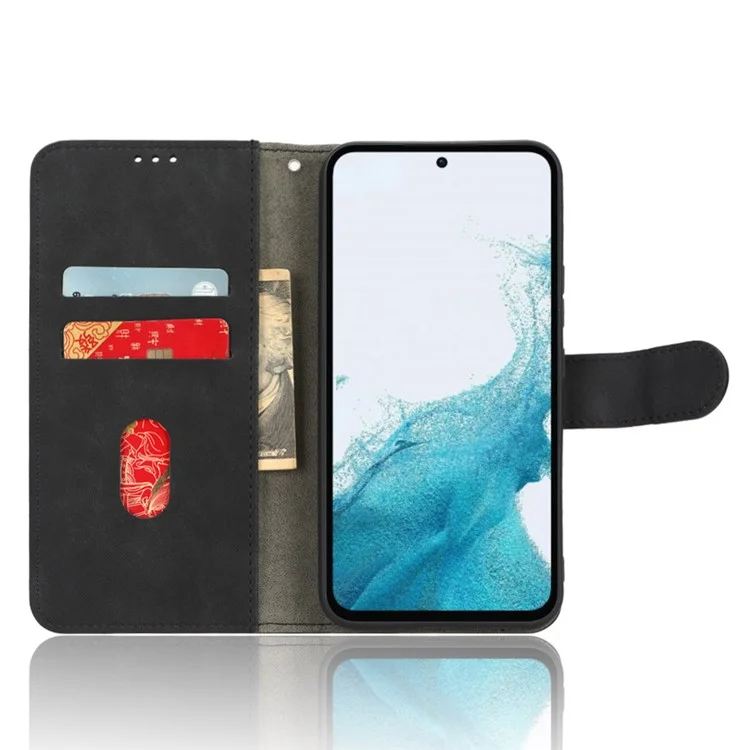 Per Samsung Galaxy M14 5G Custodia Portafoglio in Pelle con Supporto Smartphone Antiurto - Nero