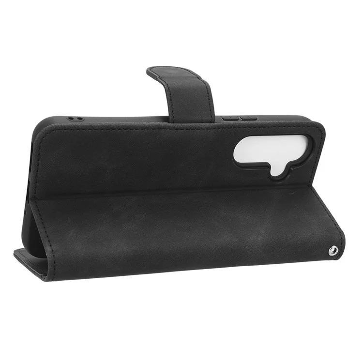 Per Samsung Galaxy M14 5G Custodia Portafoglio in Pelle con Supporto Smartphone Antiurto - Nero