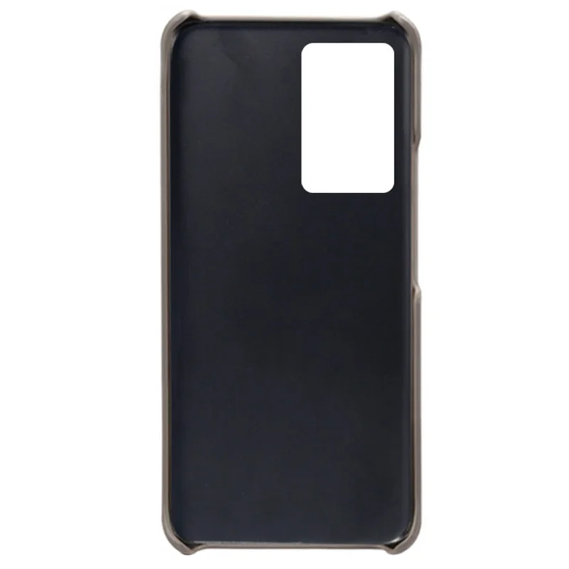 For Xiaomi Poco F5 Pro 5G / Redmi K60 Pro 5G / K60 5G PU Leather + Hard PC Phone Case Dual Card Holder Ultra Thin Protective Shell Cover - Red