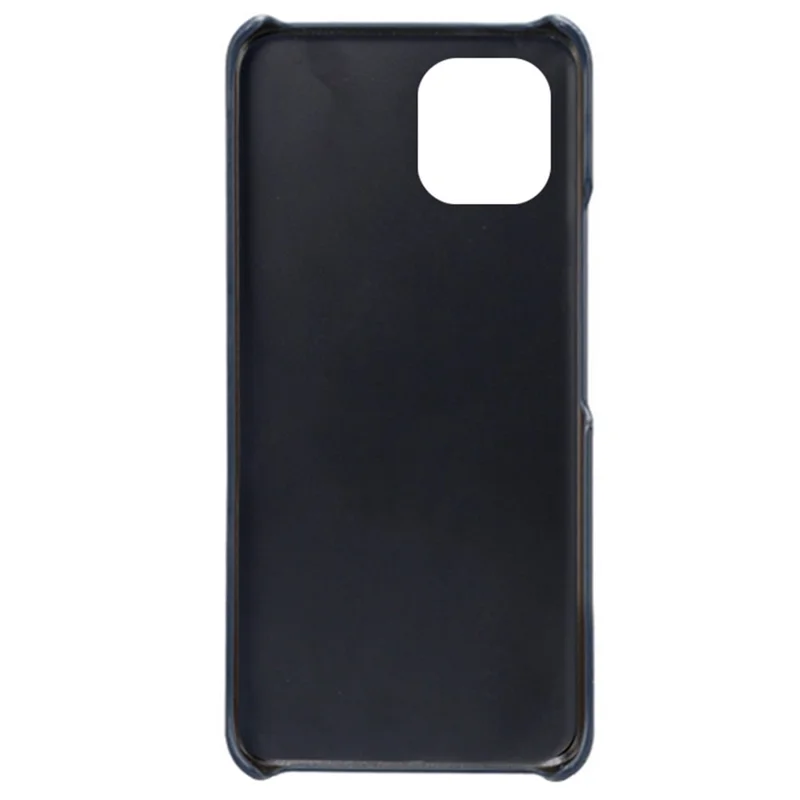 For Xiaomi Poco F5 Pro 5G / Redmi K60 Pro 5G / K60 5G PU Leather + Hard PC Phone Case Dual Card Holder Ultra Thin Protective Shell Cover - Blue