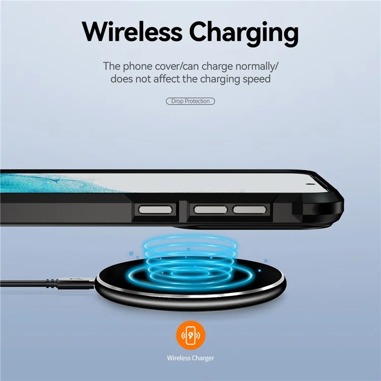 Per Samsung Galaxy A54 5G Ring Kickstand Phone Case Alloy Lens Frame PC + TPU Protective Cover - Nero