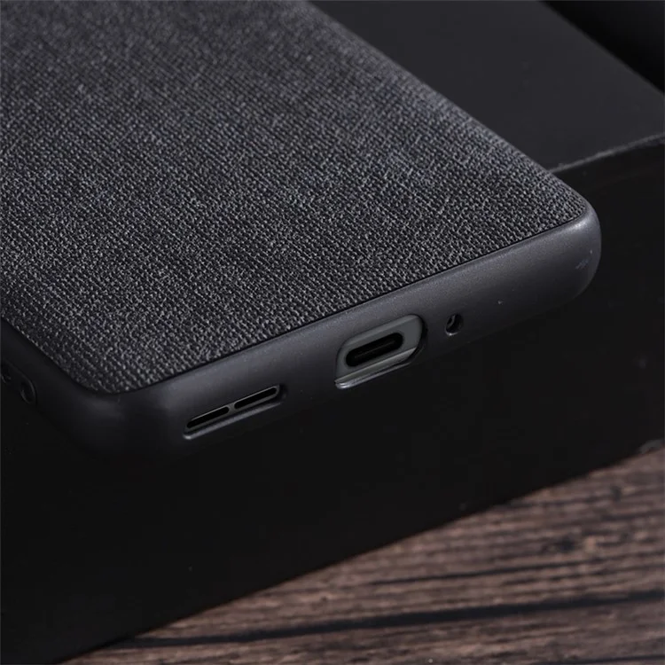 Для OnePlus Ace 2 5G / 11R 5G Чехол-обложка из ткани TPU Противоударный чехол для мобильного телефона - Черный