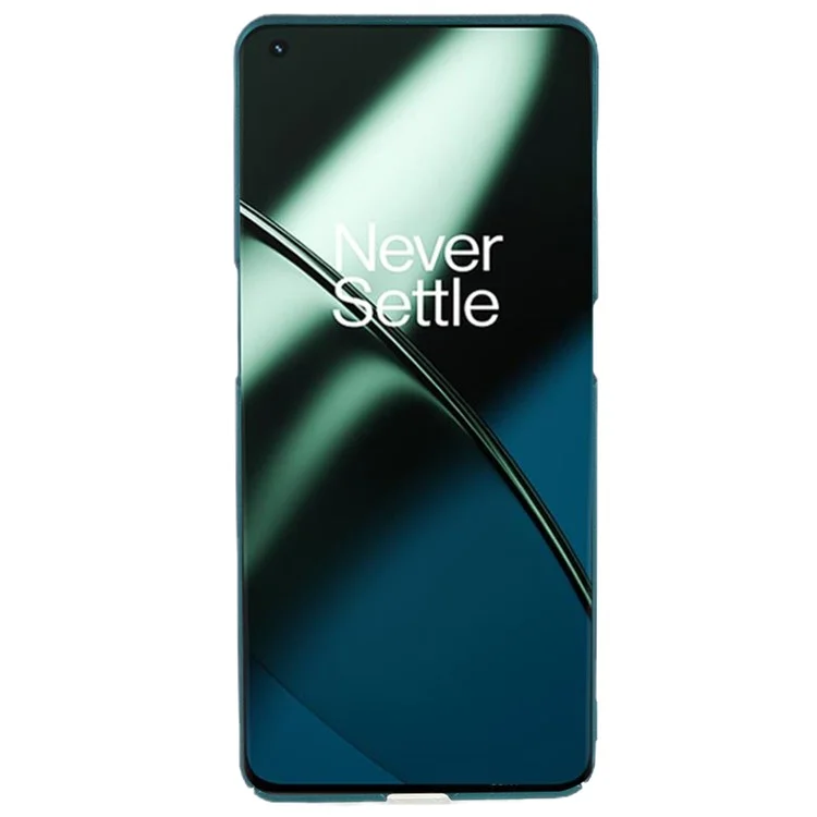 Для OnePlus 11 5G Матовый чехол для телефона Противоударный жесткий защитный чехол из ПК - Черно-зеленый