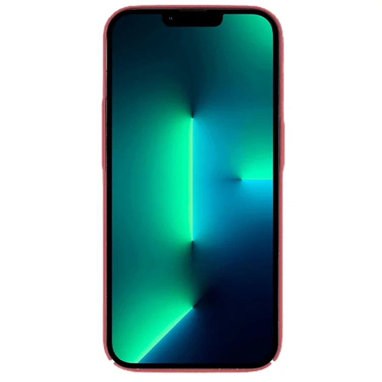 For iPhone 13 Pro 6.1 inch Cell Phone Cover Matte Texture Anti-scratch Hard PC Phone Case - Wine Red