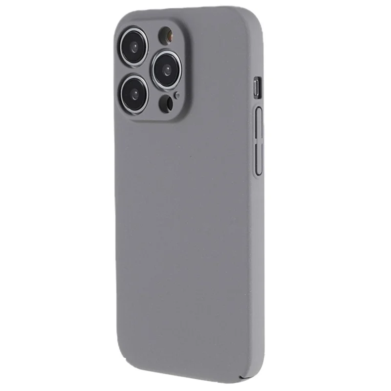For iPhone 12 Pro 6.1 inch Phone Shell Matte Texture Anti-scratch Hard PC Phone Case - Grey
