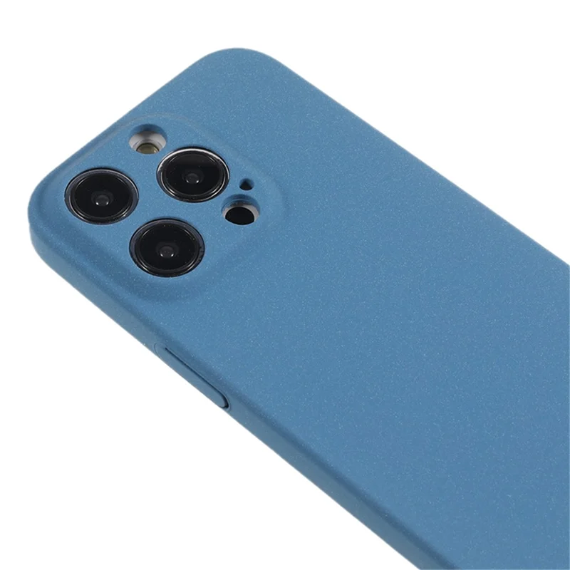 For iPhone 12 Pro 6.1 inch Phone Shell Matte Texture Anti-scratch Hard PC Phone Case - Blue