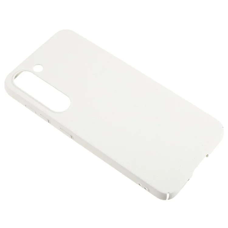 For Samsung Galaxy S21 FE 5G Shockproof Phone Case Matte Texture Anti-Dust Hard PC Phone Cover - White