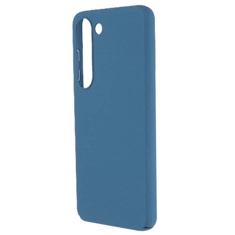 For Samsung Galaxy S22 5G Cell Phone Case Shockproof Matte Texture Anti-scratch Hard PC Phone Cover - Blue