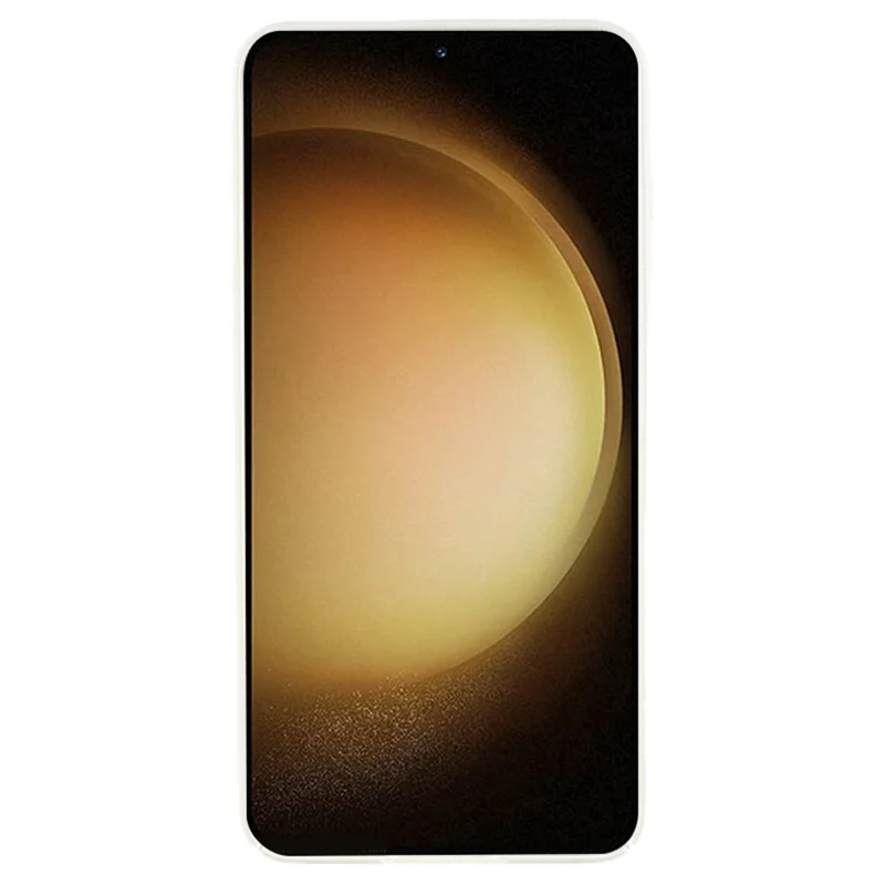 For Samsung Galaxy S23 Matte Hard PC Phone Case Scratch-resistant Phone Cover - White