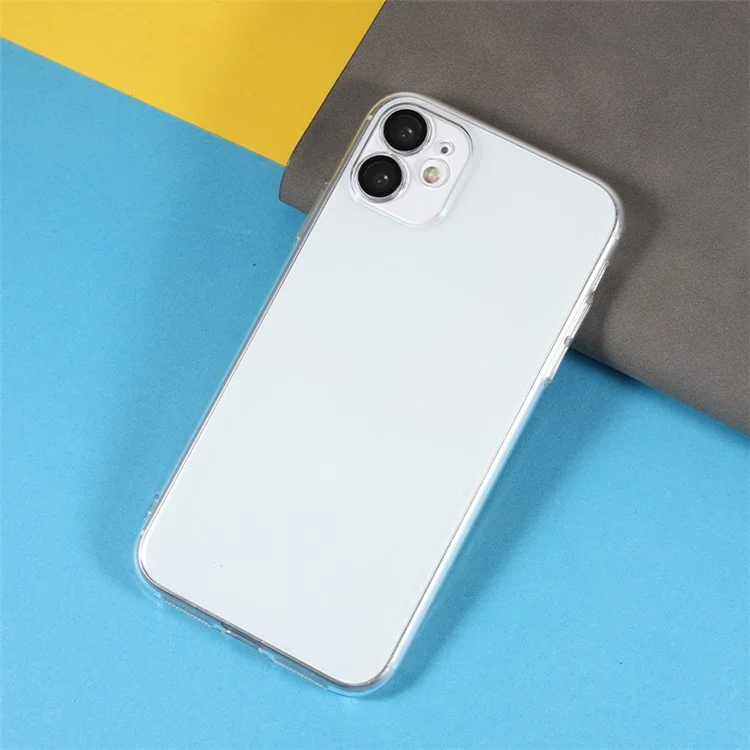 Para iPhone 12 6.1 polegadas Anti-Scratch Glass+PC Phone Case Lens Cover Protection Dustproof Mesh Phone Cover