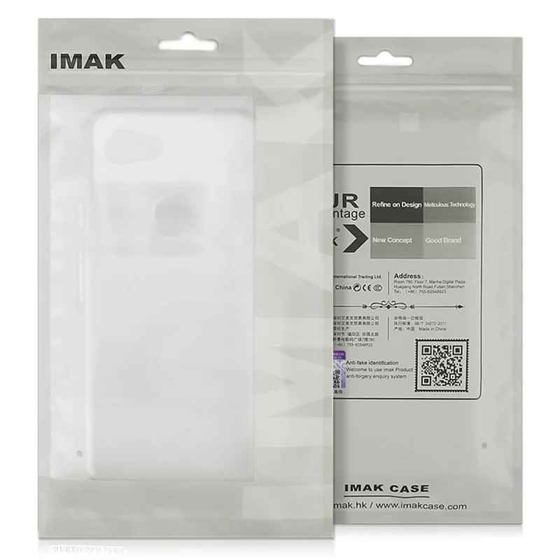IMAK UX-5 Series for Sony Xperia 1 V Anti-drop Phone Case Flexible TPU Smartphone Cover - Transparent
