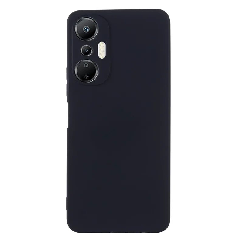 Para Infinix Hot 20S 4G Protector de carcasa de teléfono Antiarañazos Forro suave Funda de silicona líquida Cubierta de teléfono celular - Negro