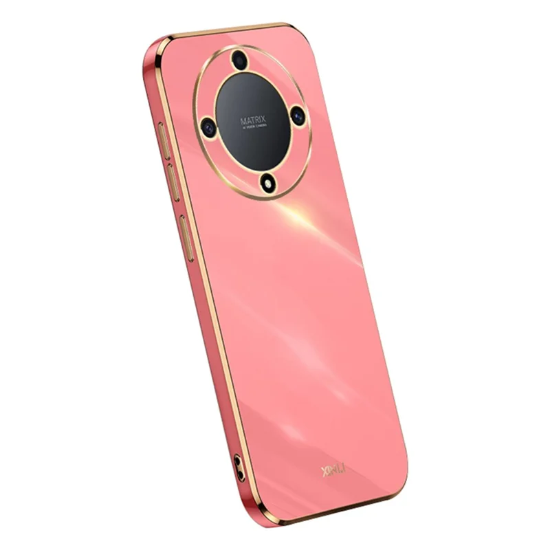 XINLI for Honor Magic5 Lite 5G / X9a 5G Electroplating TPU Phone Case Protective Phone Cover - Red