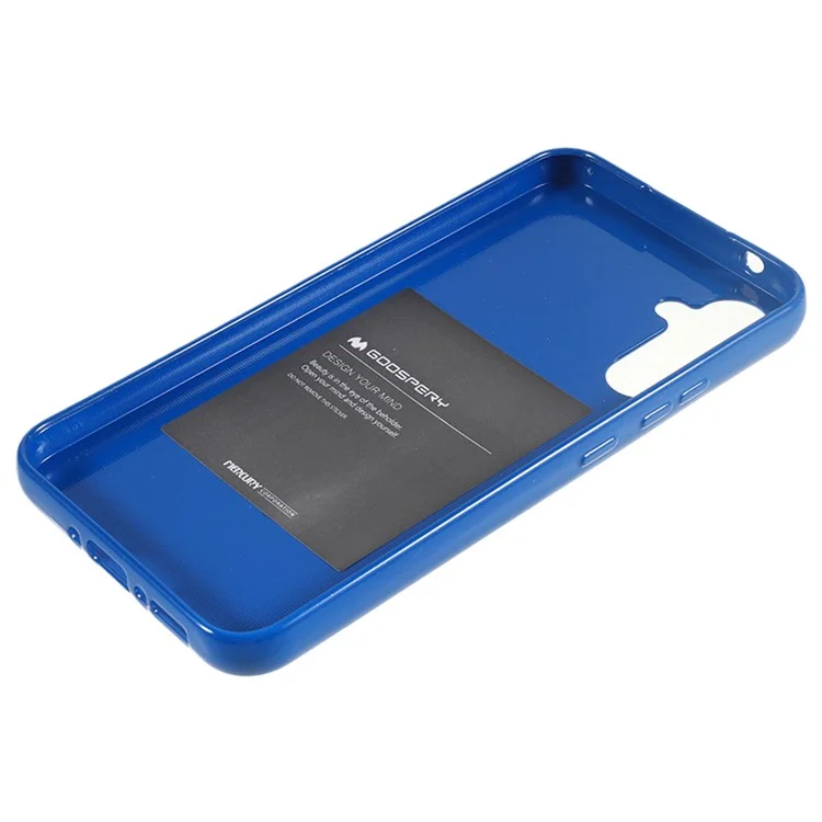 MERCURY GOOSPERY For Samsung Galaxy A34 5G Case Glitter Shiny Phone Case Soft TPU Anti-Drop Back Cover - Blue