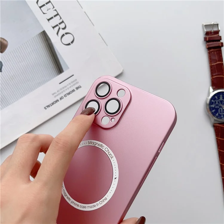 Étui pour iPhone 14 Pro Coque de téléphone fine Coque de protection en PC 0,8 mm avec protection de l'objectif - Bleu