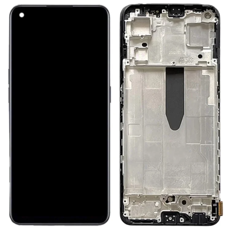 For OnePlus Nord CE 2 5G IV2201 OEM Grade S AMOLED Screen and Digitizer Assembly + Frame Part (without Logo)