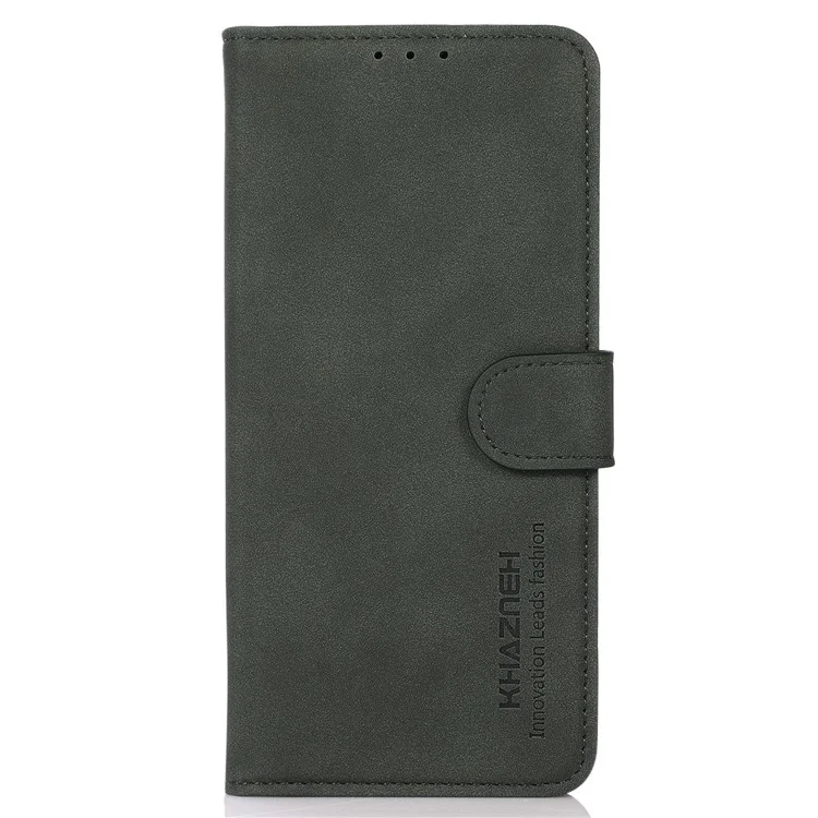 KHAZNEH Für Sony Xperia 1 V Anti-Fading Ledertasche mit Standfunktion und Geldbörse - Grün