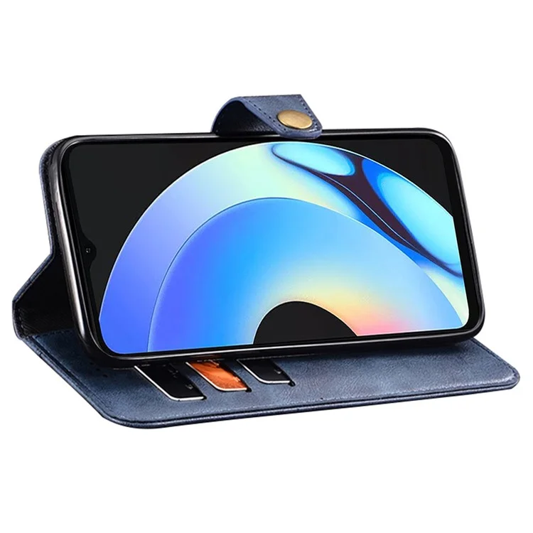 IDEWEI для Realme GT Neo 5 5G / GT3 5G Чехол для сотового телефона Flip Leather Wallet Cell Phone Stand Cover - Черный