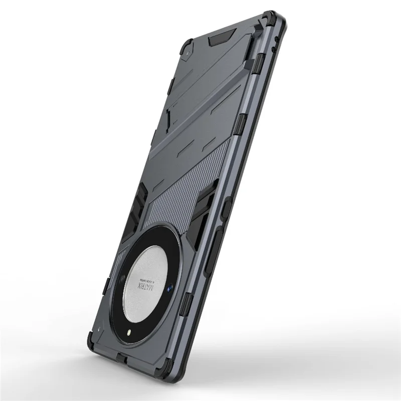 Cell Phone Case for Honor Magic5 Lite 5G / X9a 5G / X40 5G , Kickstand TPU+PC Protective Cell Phone Cover - Grey