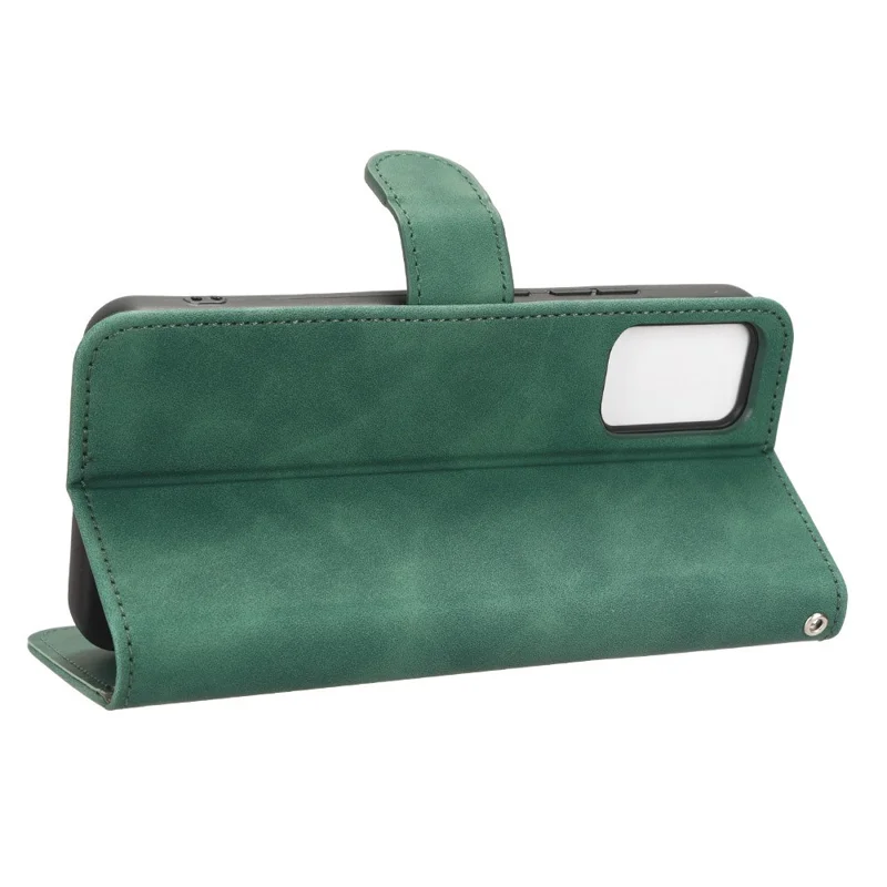 Funda para Teléfono Móvil TCL 403, Soporte, Billetera, a Prueba de Golpes, TPU+PU, Cubierta de Piel - Verde