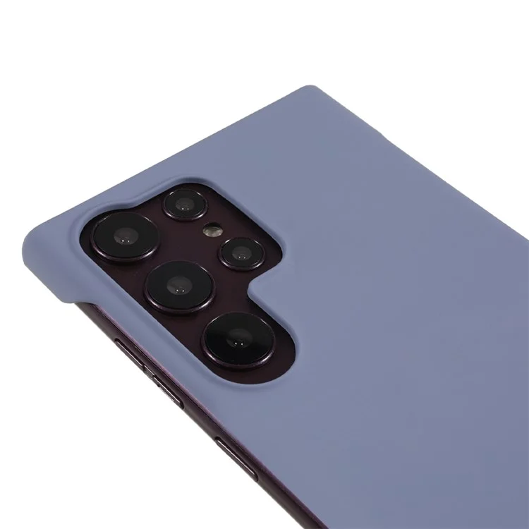 For Samsung Galaxy S23 Ultra Frameless Hard PC Phone Case Skin-touch Protective Phone Cover - Lavender Grey
