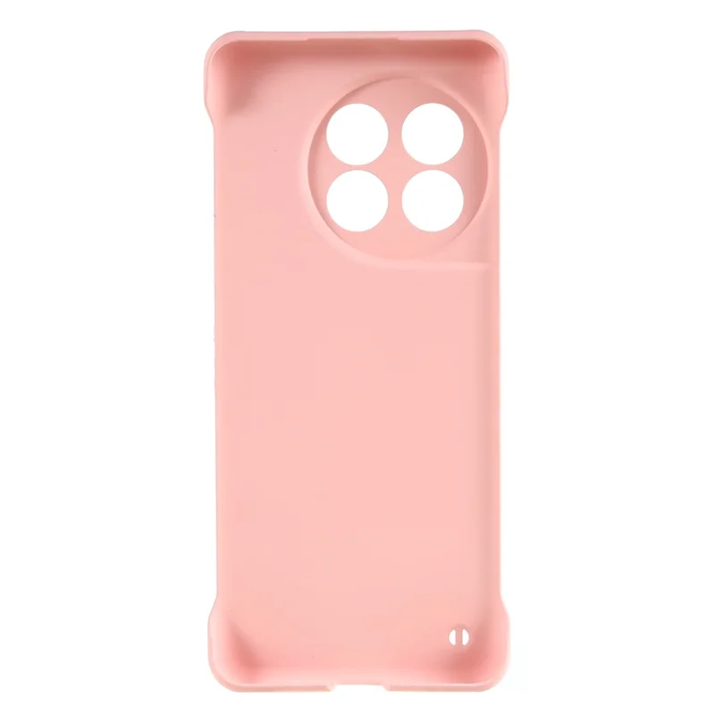 Per OnePlus 11 5G Custodia per telefono senza cornice Guscio rigido in PC Touch skin Assorbimento degli urti Custodia slim - Rosa
