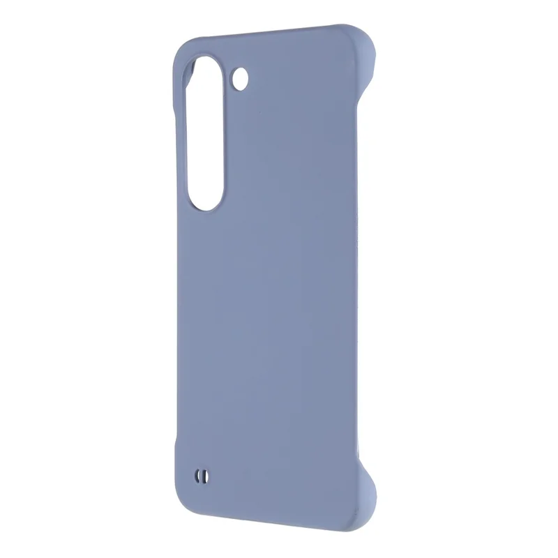 For Samsung Galaxy S23 Hard PC Thin Shockproof Cover Skin-touch Protective Frameless Phone Case - Lavender Grey