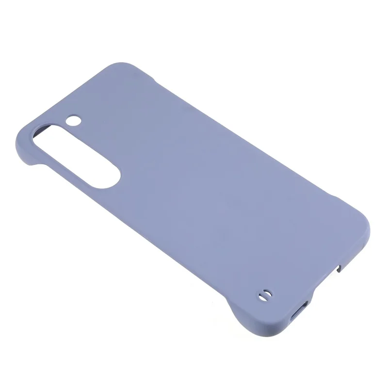 For Samsung Galaxy S23 Hard PC Thin Shockproof Cover Skin-touch Protective Frameless Phone Case - Lavender Grey