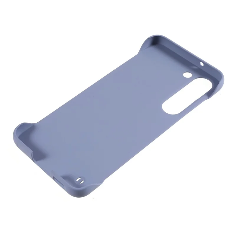 For Samsung Galaxy S23 Hard PC Thin Shockproof Cover Skin-touch Protective Frameless Phone Case - Lavender Grey