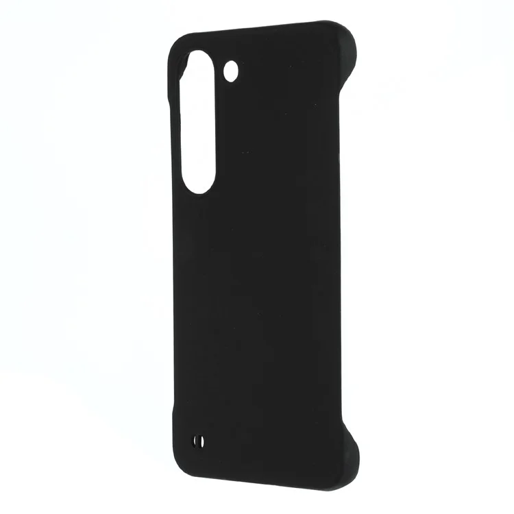 For Samsung Galaxy S21+ 5G Frameless Back Cover Hard PC Skin-touch Shockproof Cell Phone Case - Black