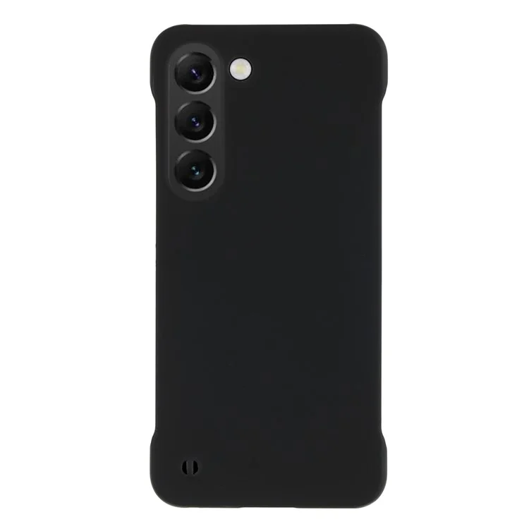 For Samsung Galaxy S21 5G Frameless Slim Skin-touch Phone Case Hard PC Anti-Scratch Cover - Black