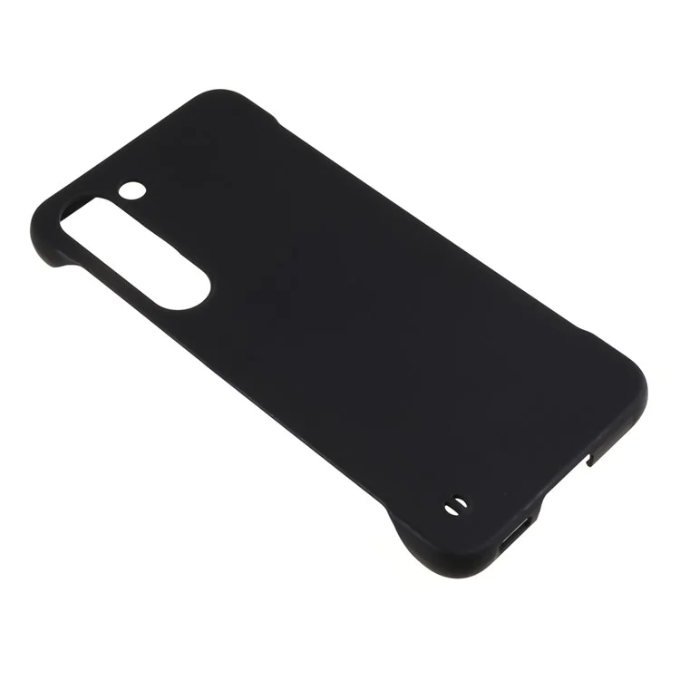 For Samsung Galaxy S21 5G Frameless Slim Skin-touch Phone Case Hard PC Anti-Scratch Cover - Black