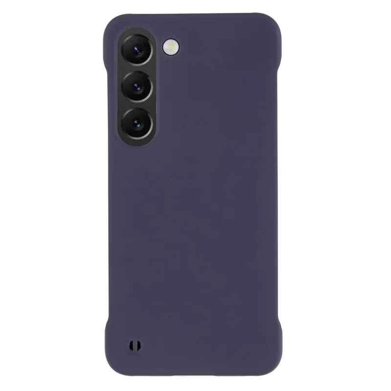 For Samsung Galaxy S21 5G Frameless Slim Skin-touch Phone Case Hard PC Anti-Scratch Cover - Dark Purple