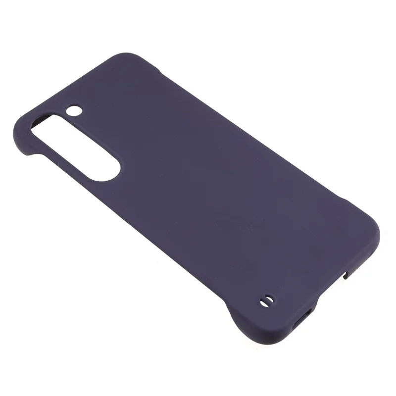 For Samsung Galaxy S21 5G Frameless Slim Skin-touch Phone Case Hard PC Anti-Scratch Cover - Dark Purple