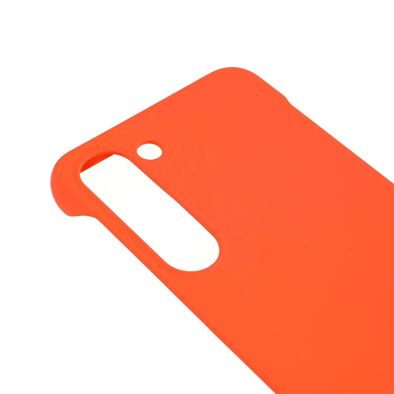 For Samsung Galaxy S21 5G Frameless Slim Skin-touch Phone Case Hard PC Anti-Scratch Cover - Orange