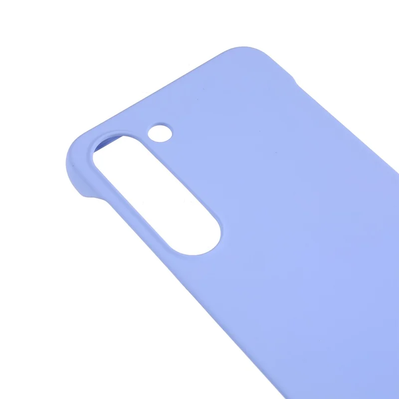 For Samsung Galaxy S21 FE 5G Hard PC Cell Phone Protector Frameless Skin-touch Shockproof Phone Case Cover - Light Purple