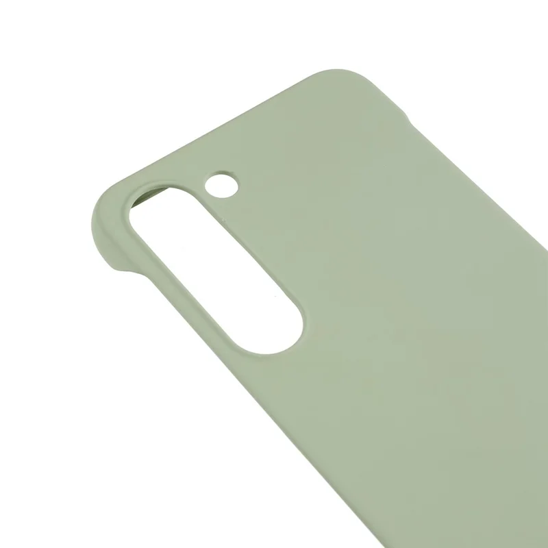 For Samsung Galaxy S21 FE 5G Hard PC Cell Phone Protector Frameless Skin-touch Shockproof Phone Case Cover - Matcha Green