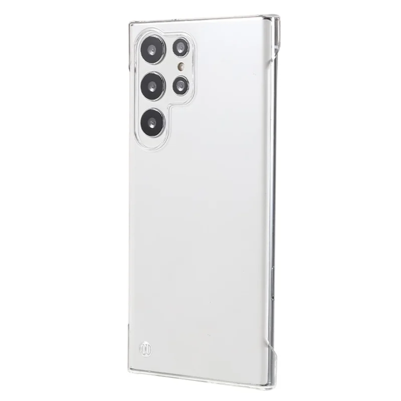 Para Samsung Galaxy S22 Ultra 5G Hard PC Phone Case Frameless Transparente Capa Protetora de Celular