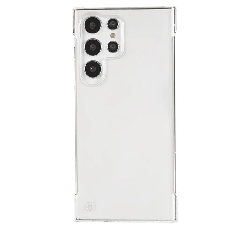 For Samsung Galaxy S23 Ultra Frameless Transparent Cell Phone Anti-drop Cover Hard PC Phone Case