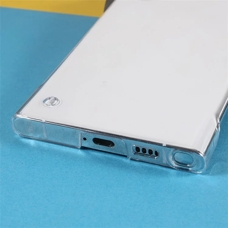 For Samsung Galaxy S23 Ultra Frameless Transparent Cell Phone Anti-drop Cover Hard PC Phone Case