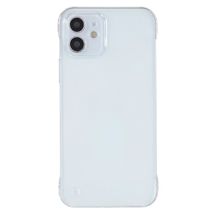 Frameless Phone Case for iPhone 12 mini 5.4 inch Hard PC Slim Case Crystal Clear Mobile Phone Shell