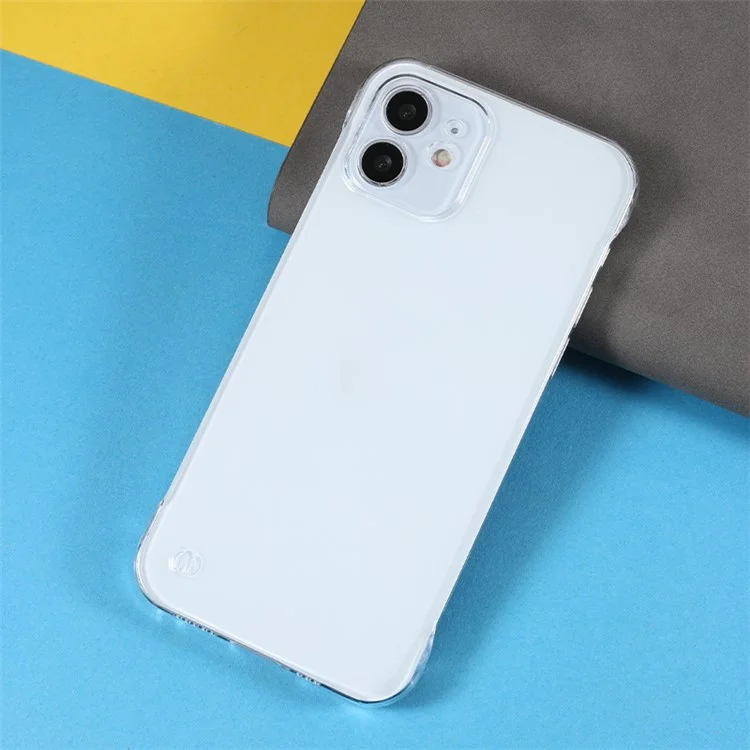 Frameless Phone Case for iPhone 12 mini 5.4 inch Hard PC Slim Case Crystal Clear Mobile Phone Shell