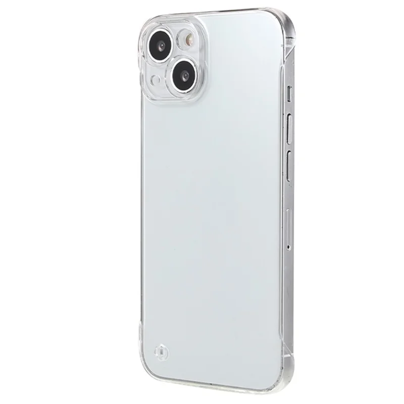 Frameless Cell Phone Case for iPhone 14 Plus , Crystal Clear Hard PC Phone Back Cover
